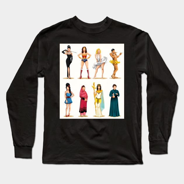 The Future is Female Long Sleeve T-Shirt by satitue